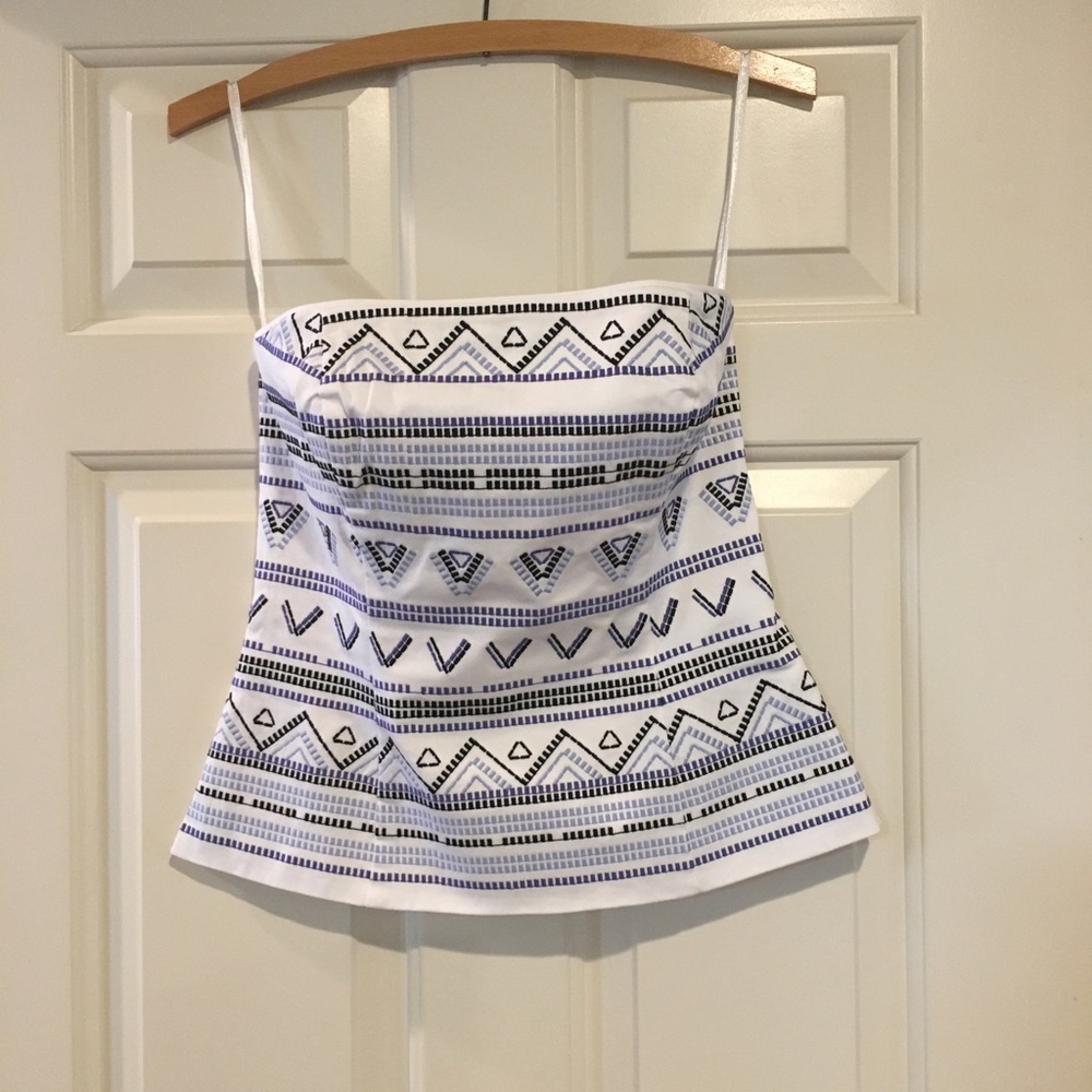 WHBM bustier top NWT size 2